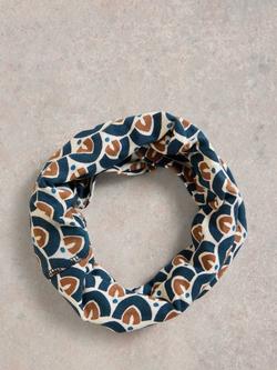 White Stuff Versatile Jersey Roll, Navy/Multi, Navy/Multi