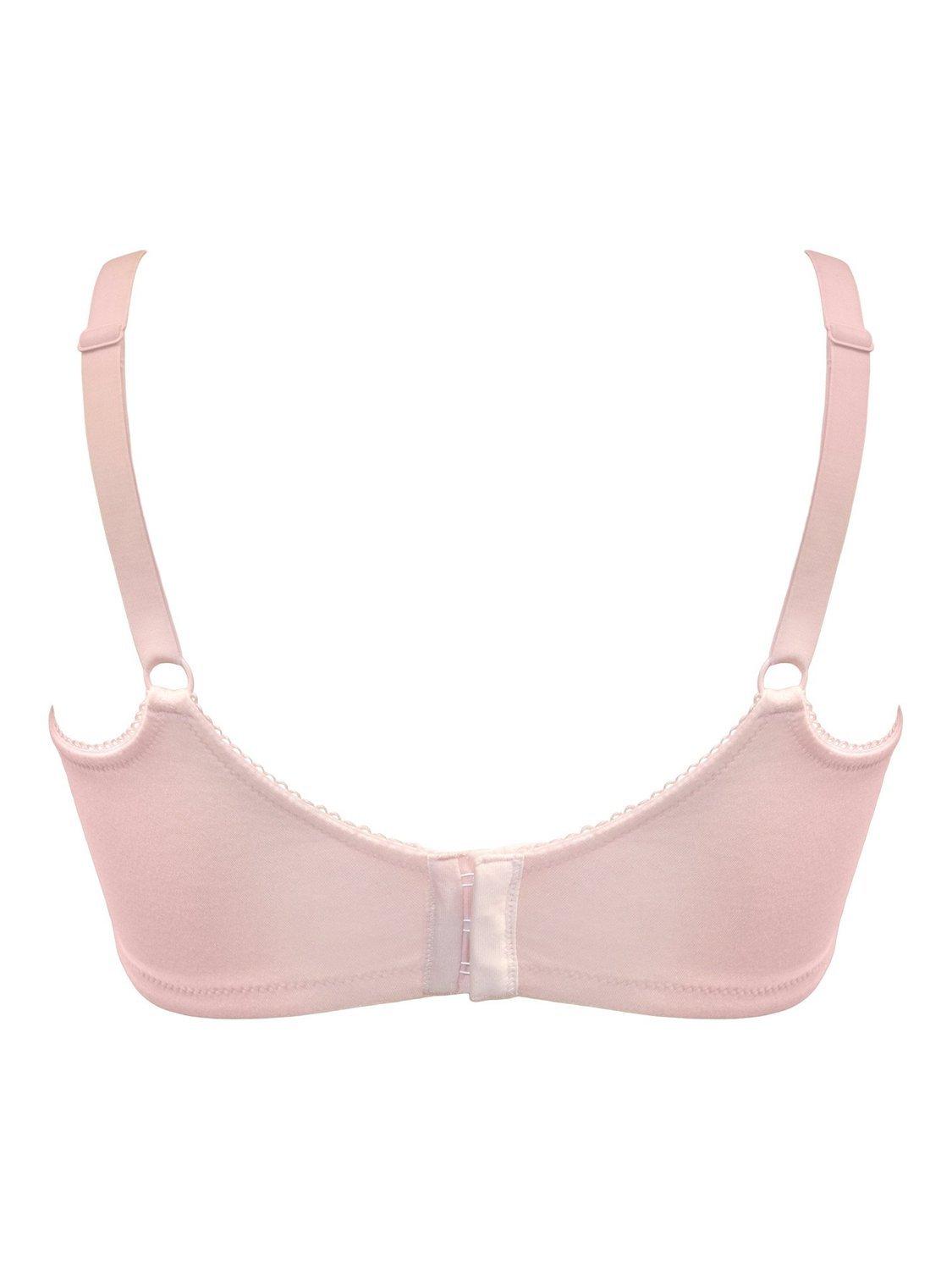 Product image 6 of 6, which shows Pour Moi Love to Lounge Cotton Nursing Bra, Soft Pink, 32C