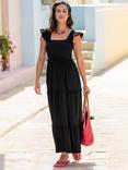 Pour Moi Lucy Tier Maxi Dress, Black