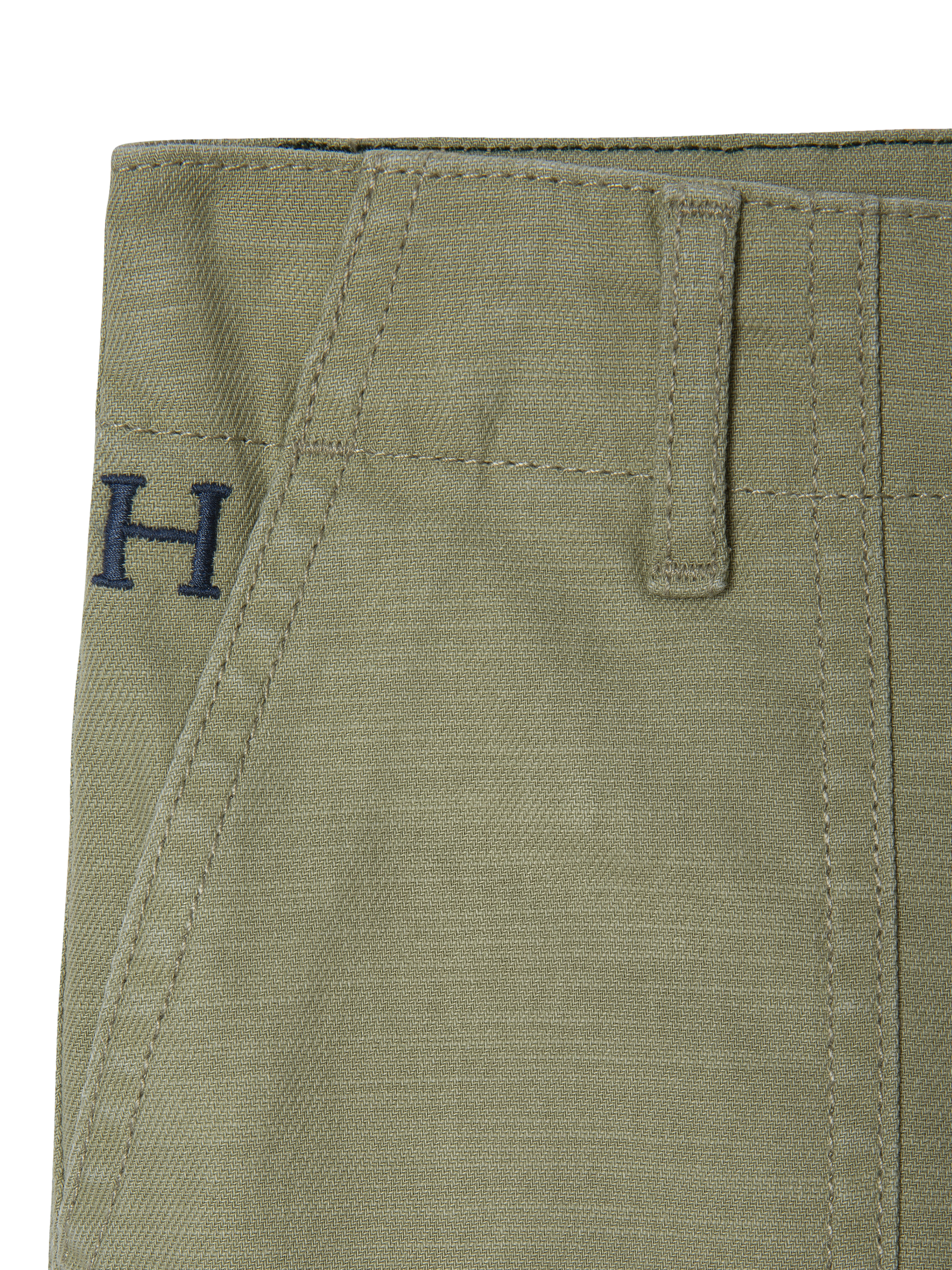 Product image 4 of 4, which shows Hackett London Kids' Cotton Shorts, Sage Green, 15 years