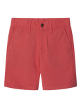 Hackett London Kids' Twill Chino Shorts, Coral Pink