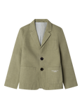 Hackett London Kids' Cotton Single Breasted Jacket, Sage Green