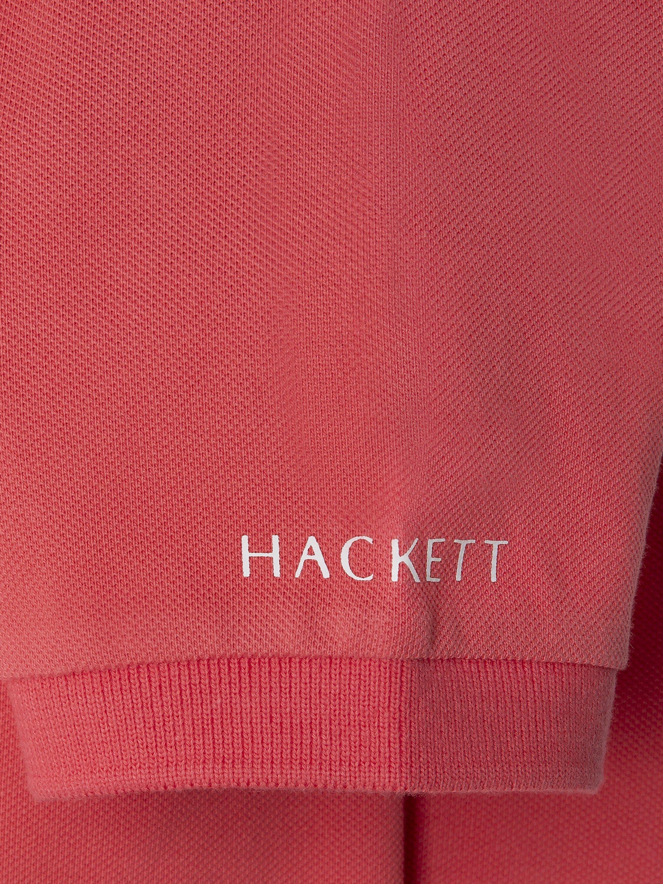 Product image 4 of 4, which shows Hackett London Kids' Cotton Pique Slim Fit Polo Shirt, Coral Pink, 2 years