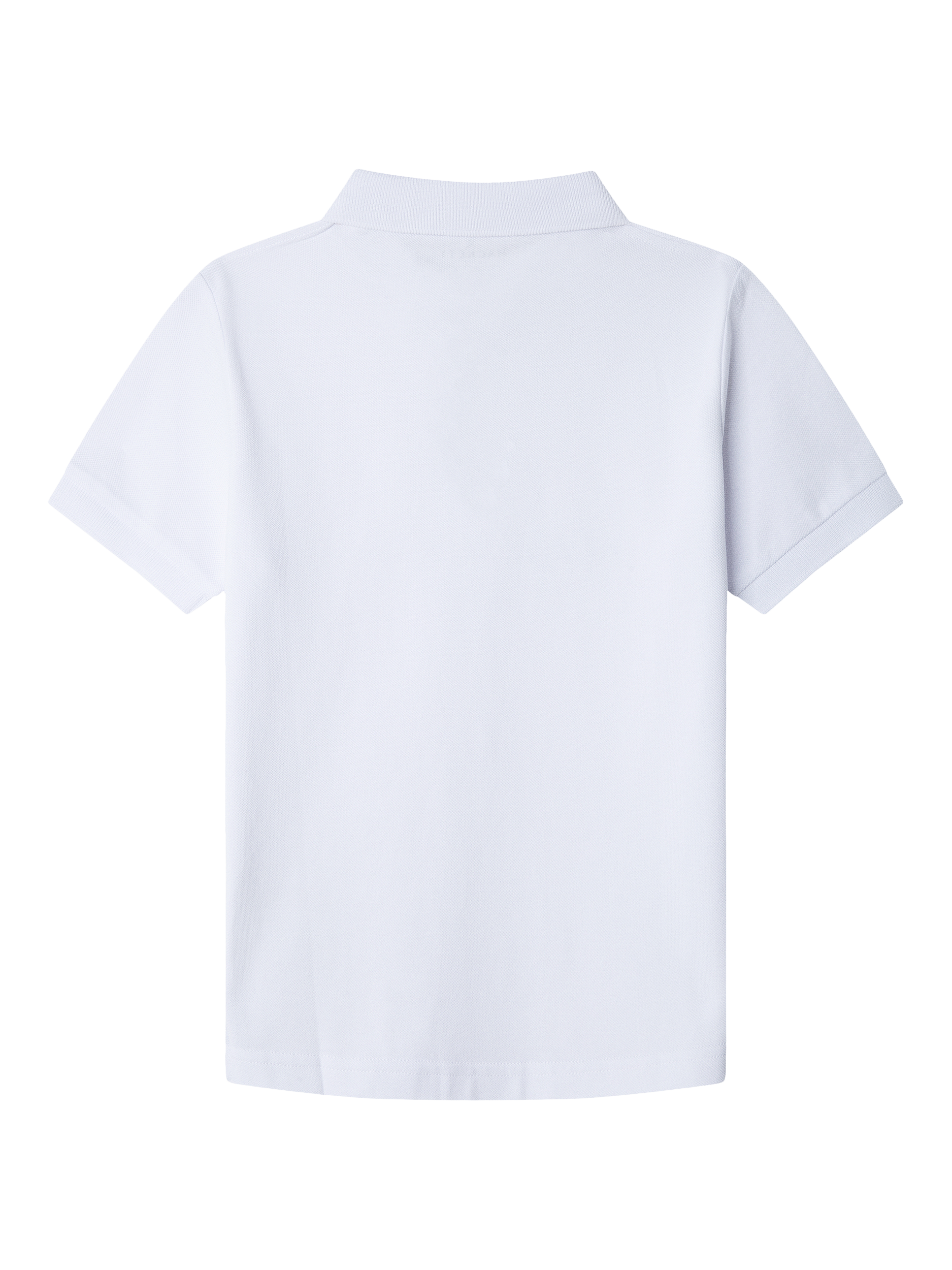 Product image 2 of 4, which shows Hackett London Kids' Cotton Pique Logo Polo Shirt, Optic White, 2 years