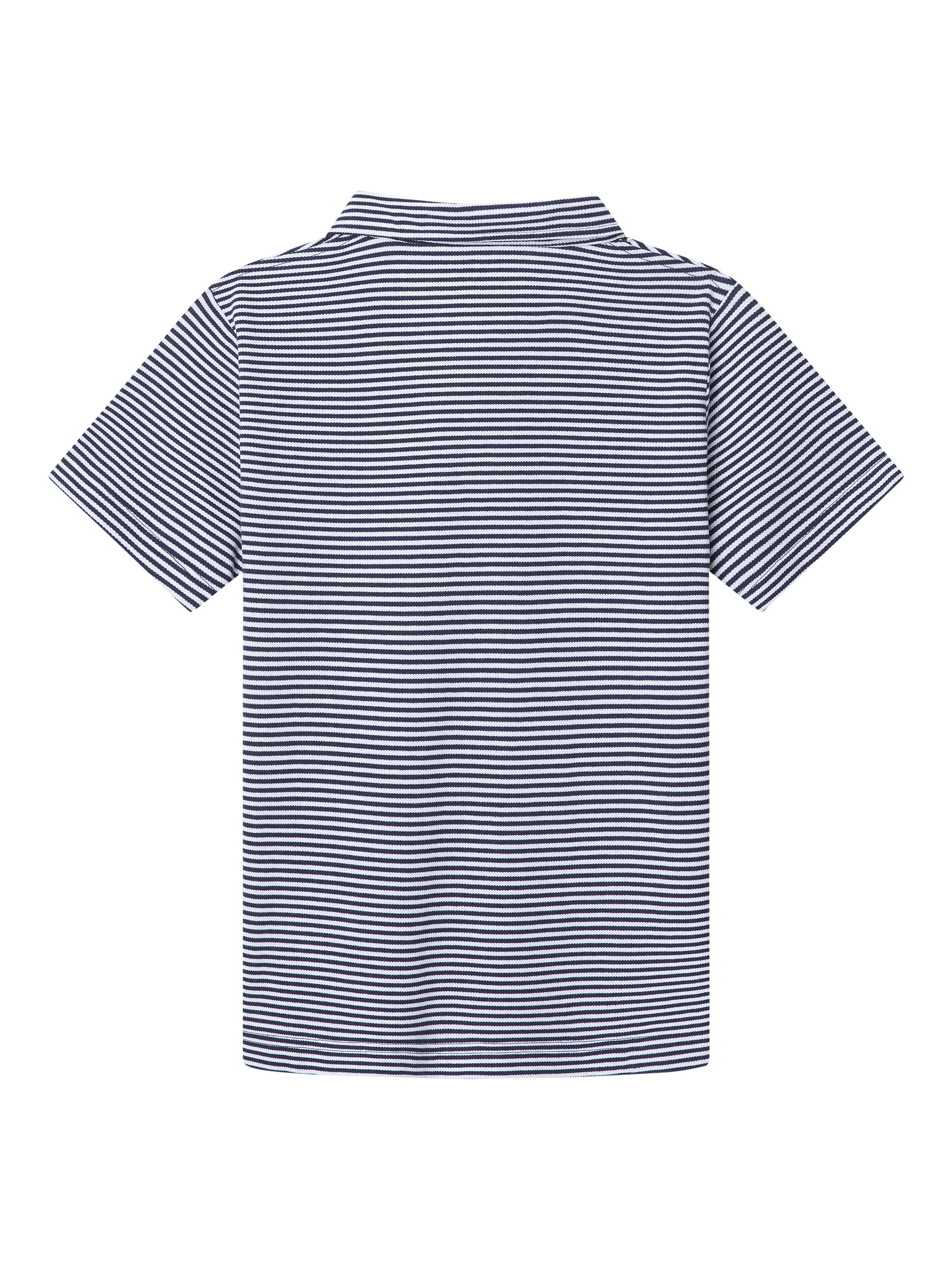 Product image 2 of 4, which shows Hackett London Kids' Classic Fit Short Sleeve Johnny Collar Polo Shirt, Ink Blue, 15 years