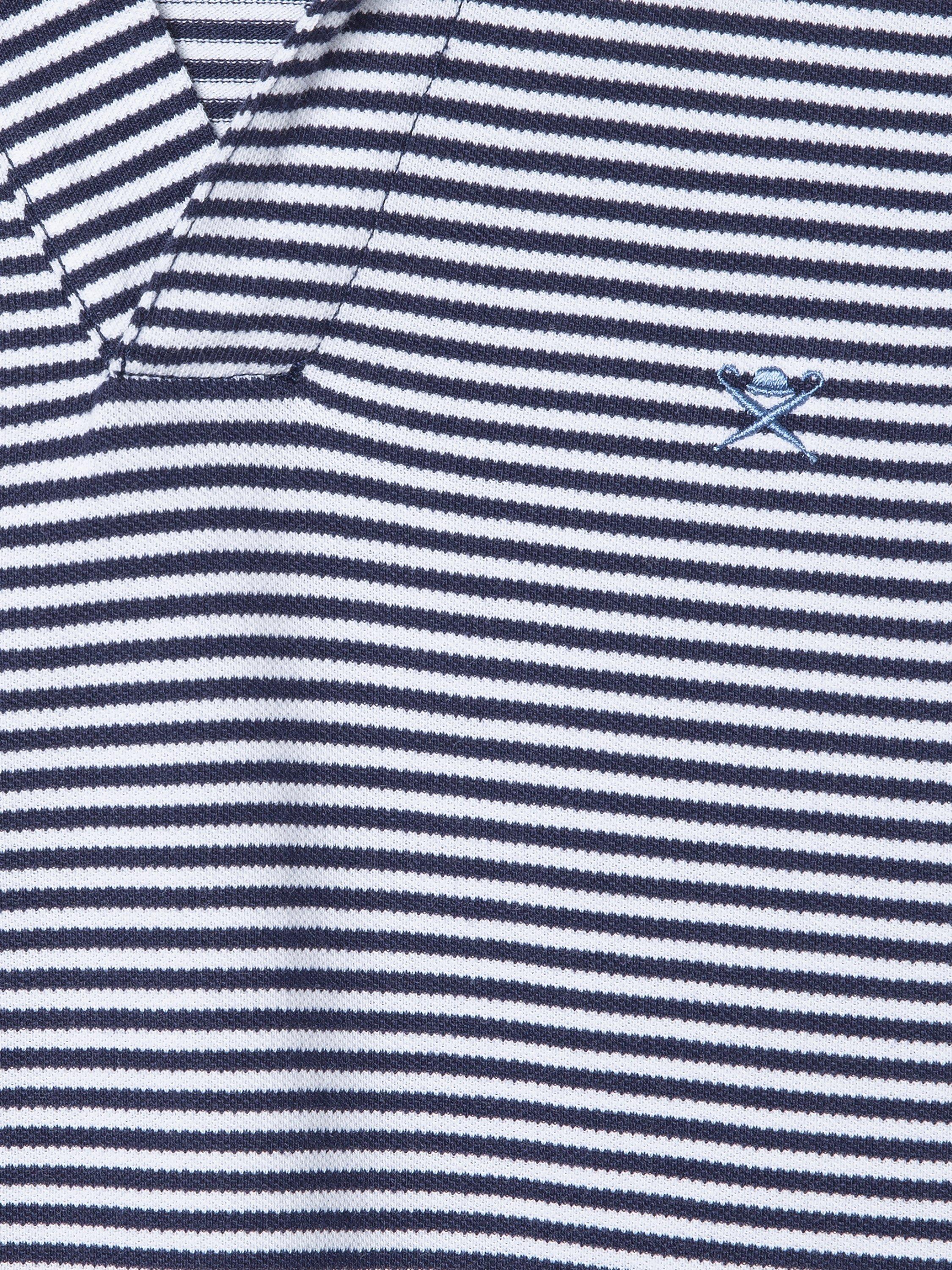 Product image 4 of 4, which shows Hackett London Kids' Classic Fit Short Sleeve Johnny Collar Polo Shirt, Ink Blue, 15 years