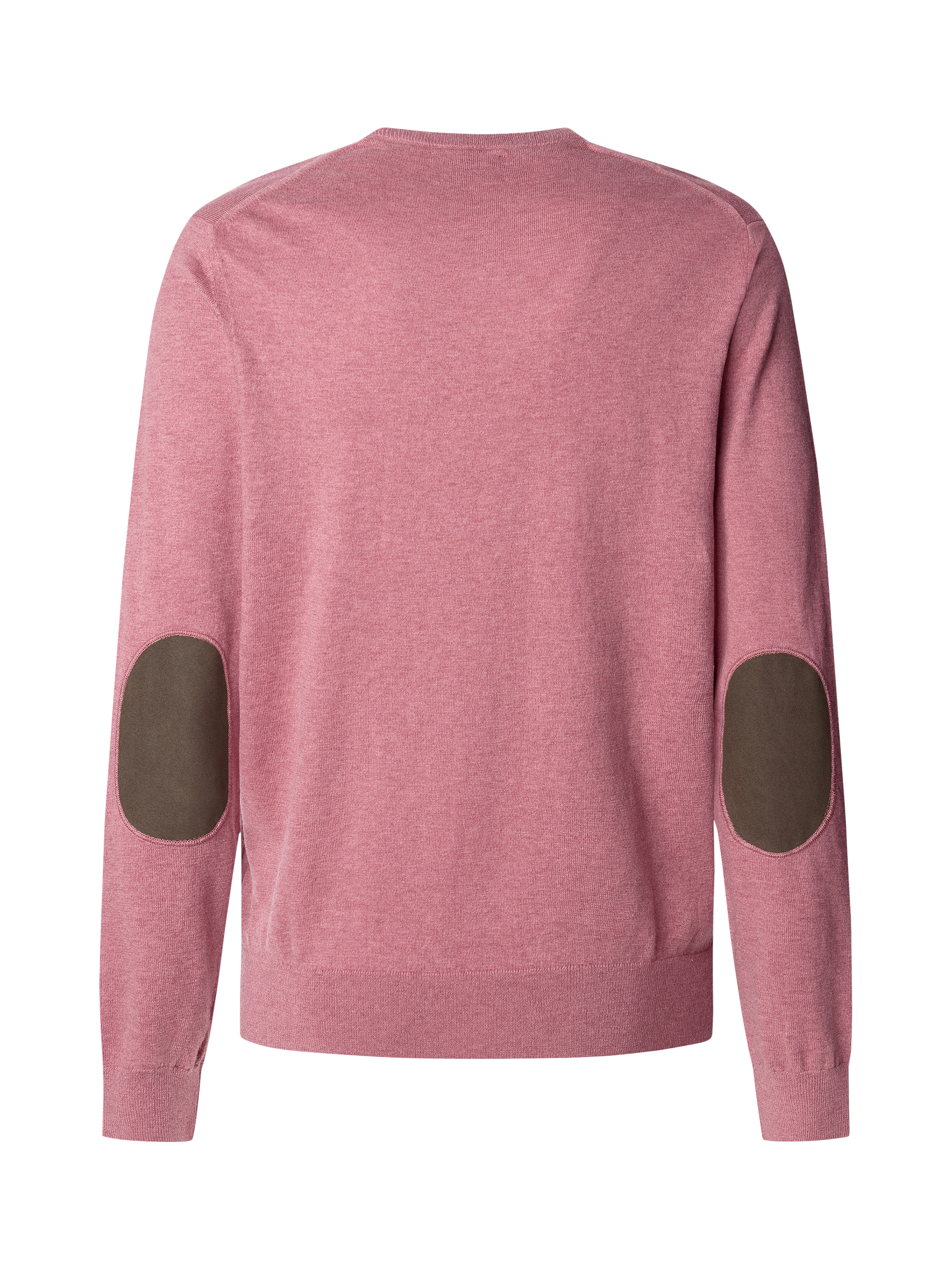 Product image 7 of 7, which shows Hackett London Cotton & Cashmere Blend V-Neck Jumper, Berry Red, XS