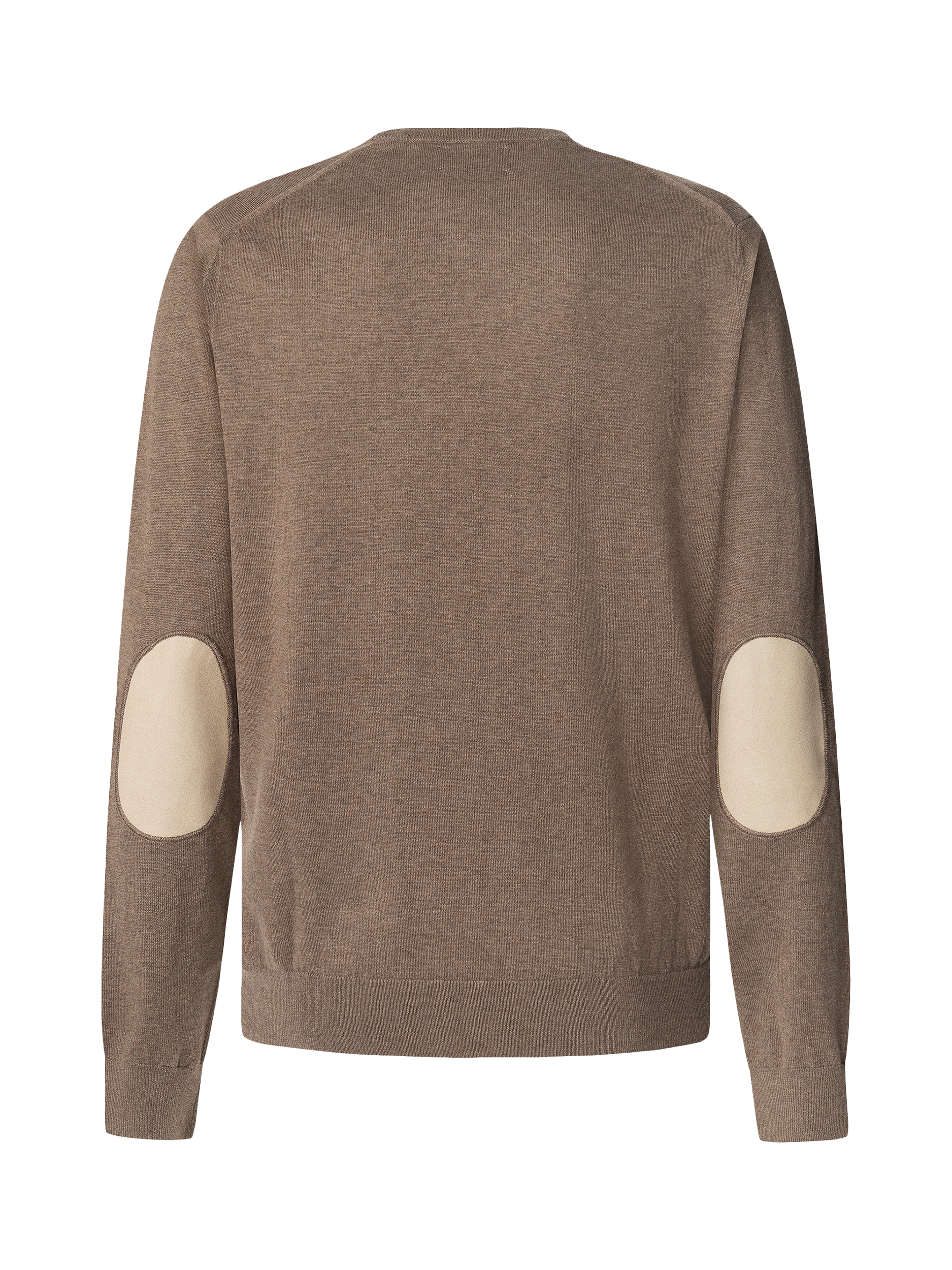 Product image 2 of 6, which shows Hackett London Cotton Cashmere Blend V-Neck Jumper, Fawn Beige, XXXL