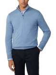 Hackett London Cotton & Cashmere Quarter-Zip Jumper
