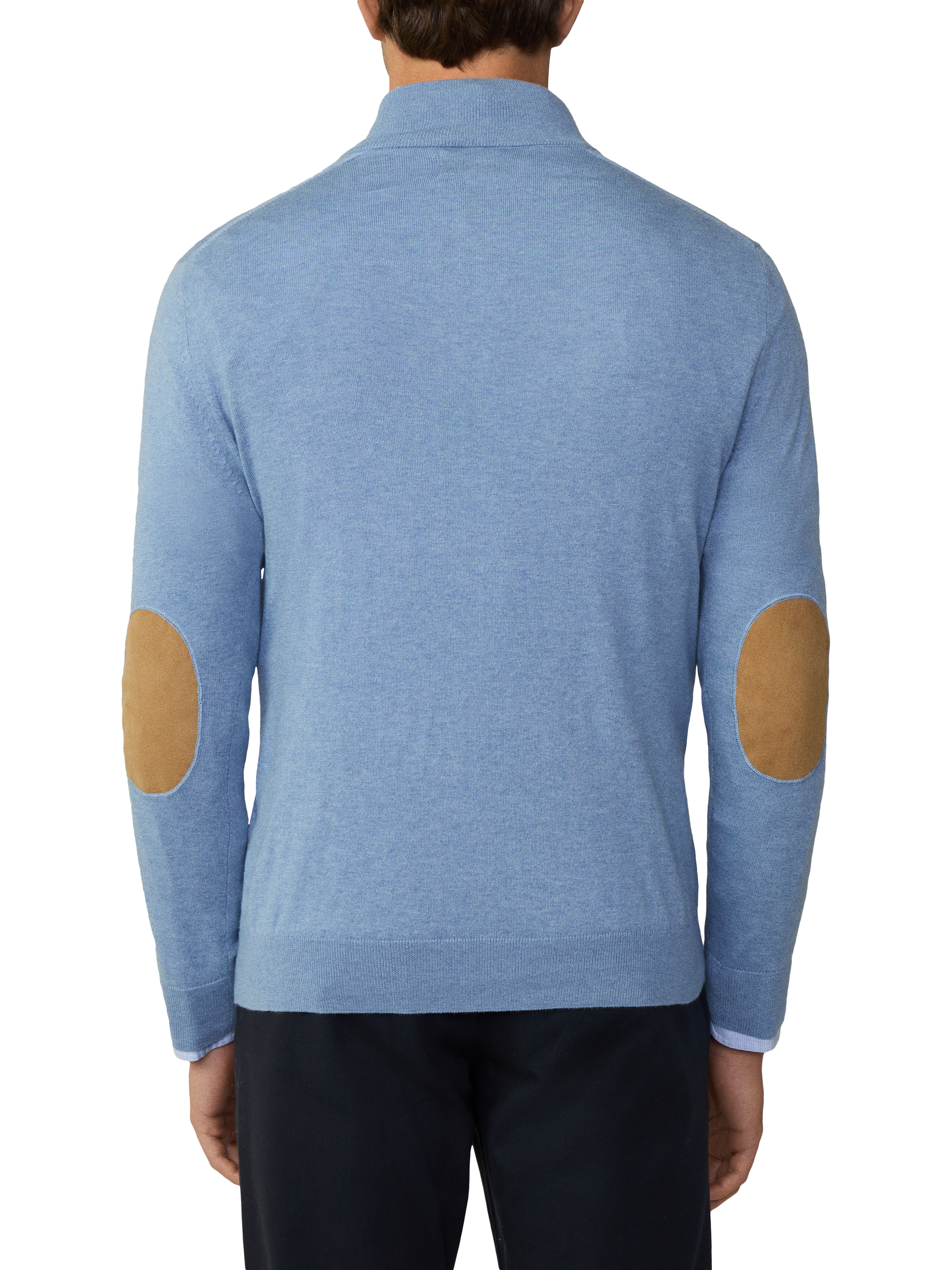 Hackett London Cotton & Cashmere Quarter-Zip Jumper