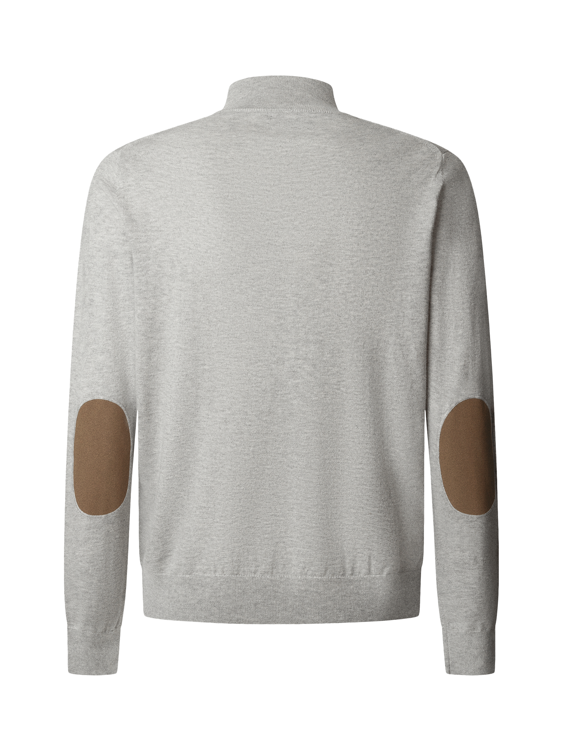 Product image 7 of 7, which shows Hackett London Cotton & Cashmere Quarter-Zip Jumper, Ice Grey, XS