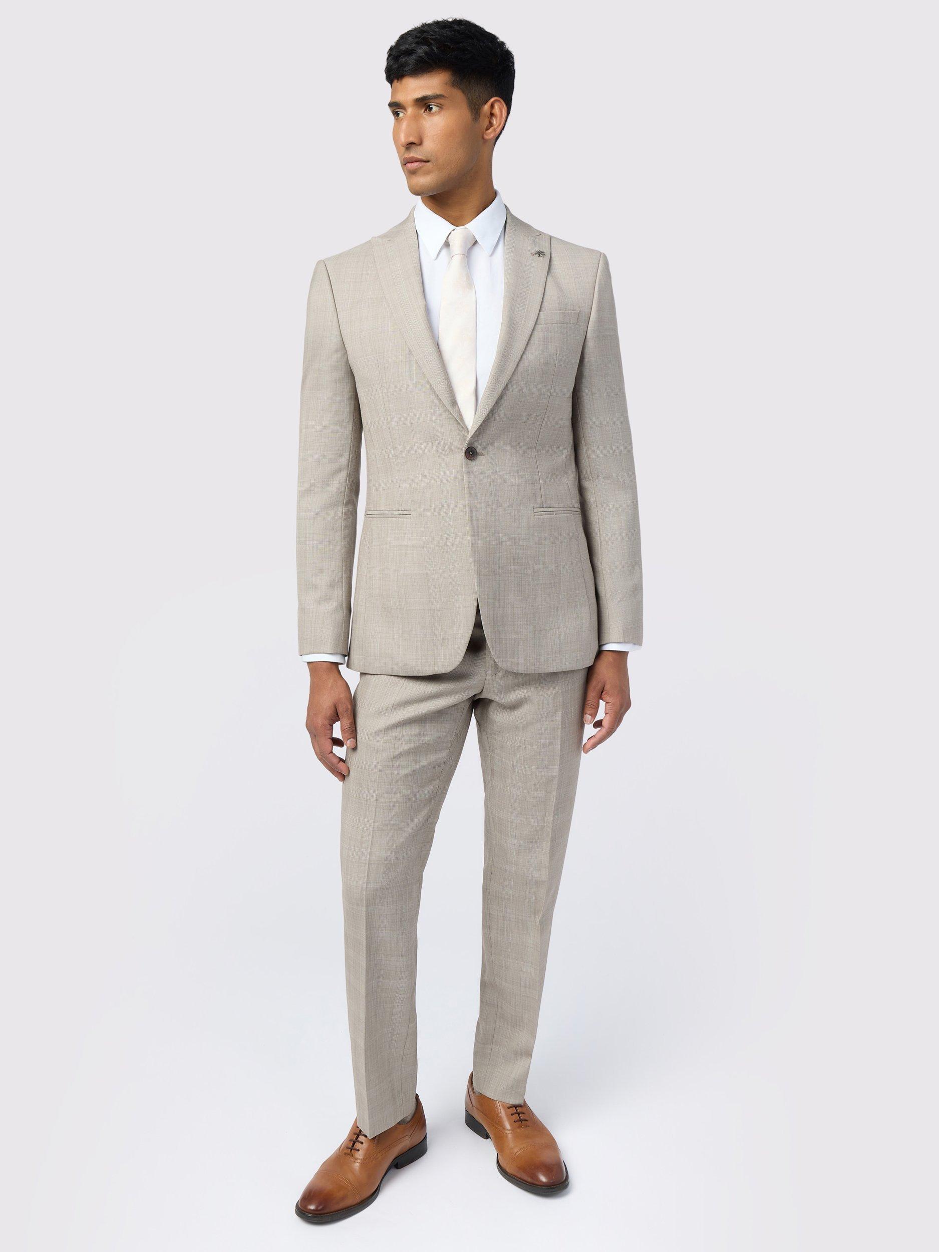 Product image 2 of 7, which shows Ted Baker Donne Wool Blend Suit Jacket, Taupe, 38R
