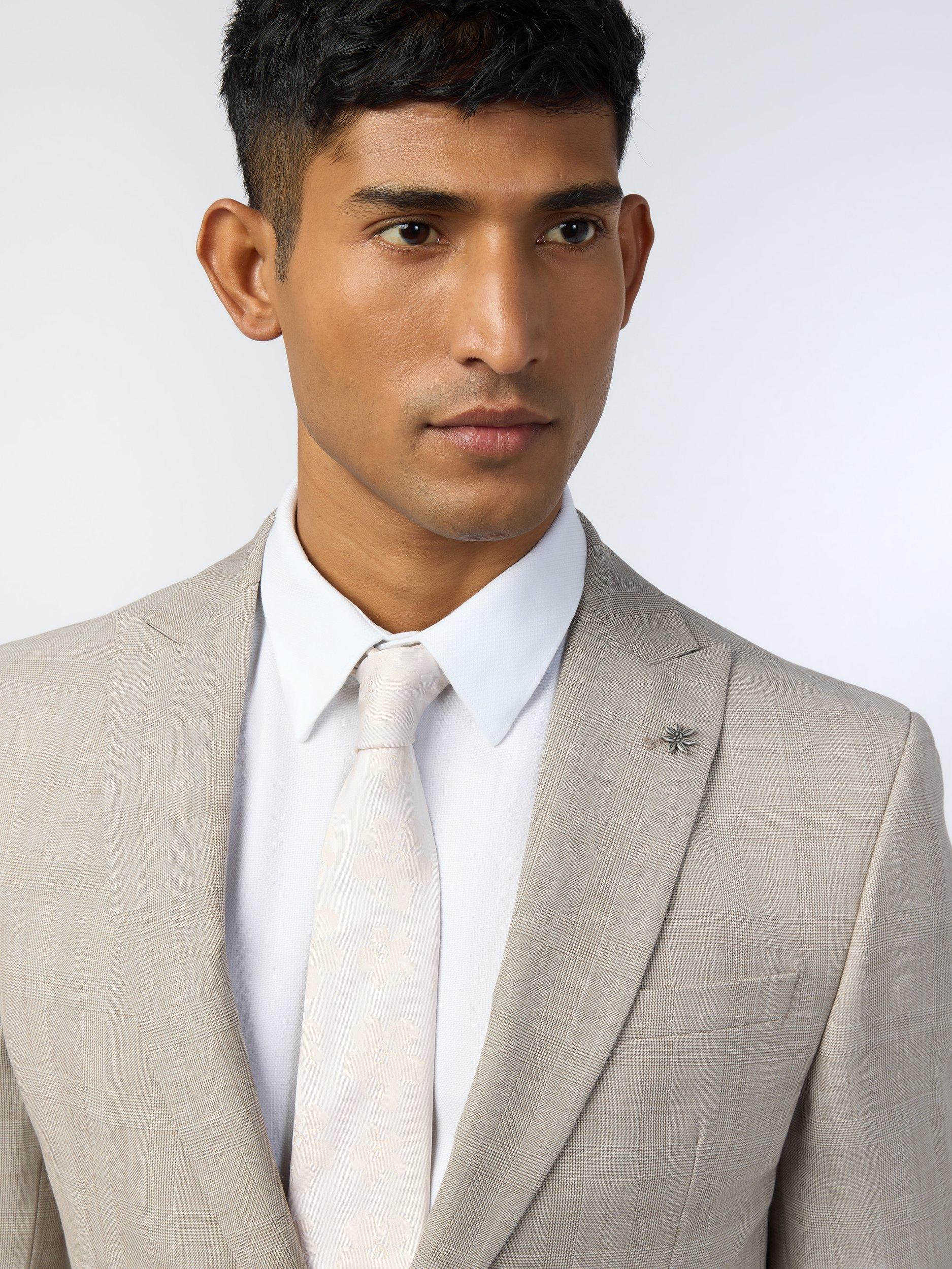 Product image 5 of 7, which shows Ted Baker Donne Wool Blend Suit Jacket, Taupe, 38R