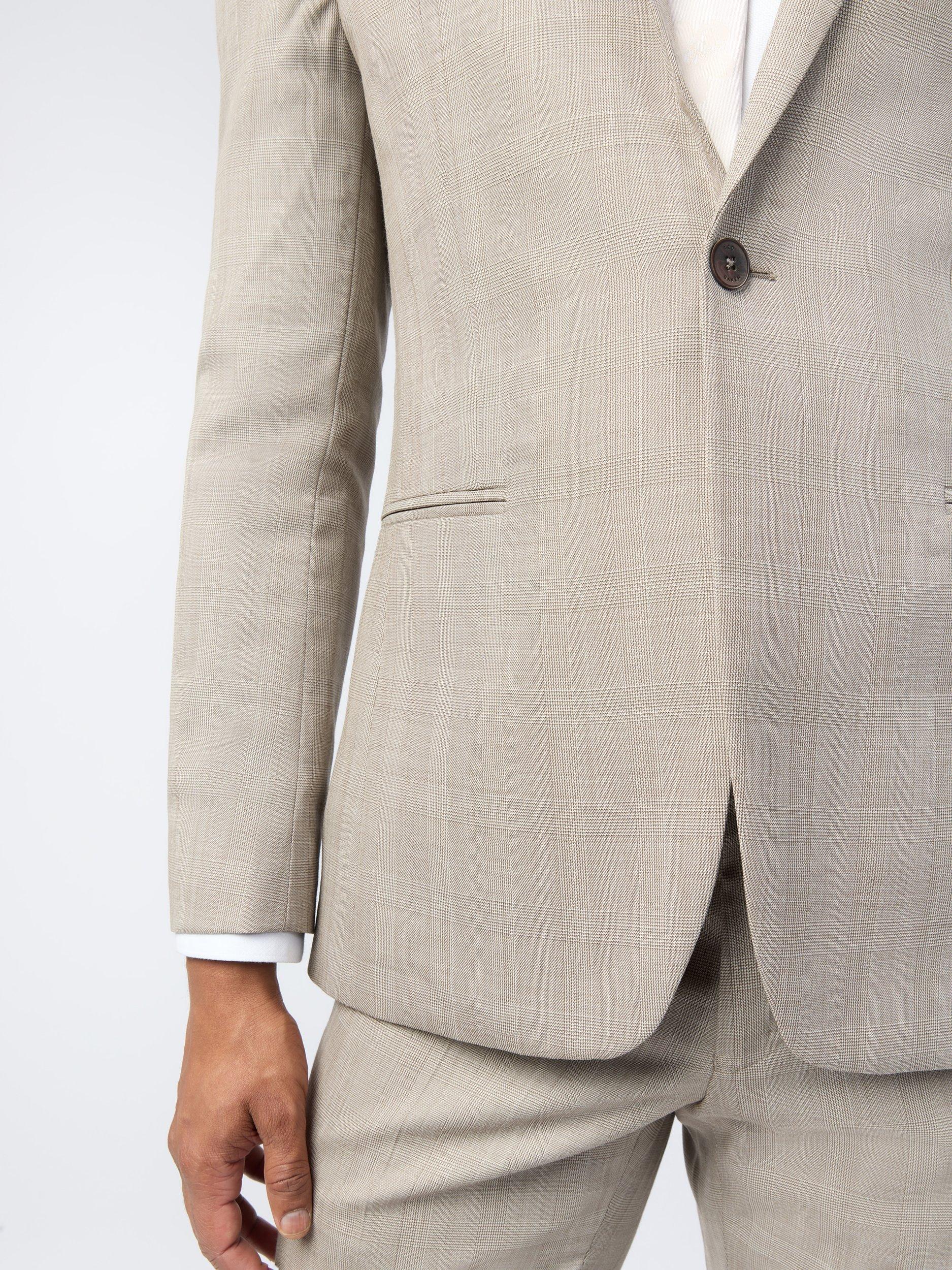 Product image 6 of 7, which shows Ted Baker Donne Wool Blend Suit Jacket, Taupe, 38R