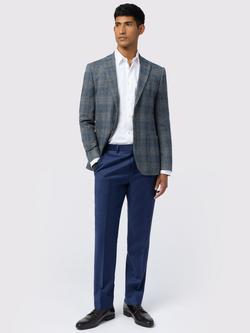 Ted Baker Galvin Check Wool Blend Blazer - view 2, Blue Check