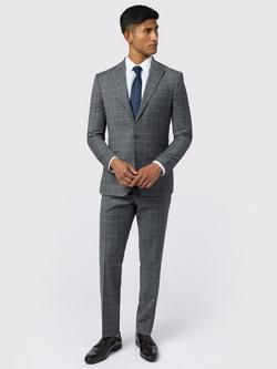 Ted Baker Hilson Check Wool Blend Suit Jacket - view 2, Charcoal Check