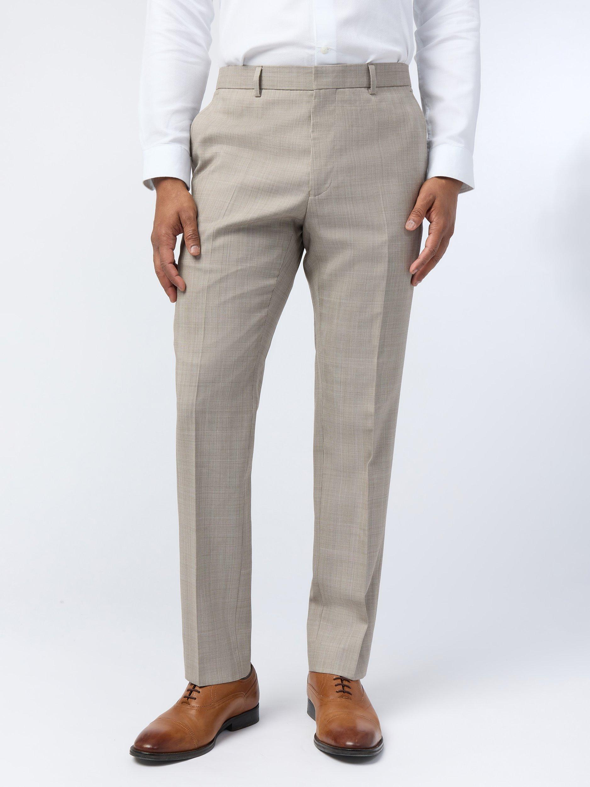 Product image 1 of 4, which shows Ted Baker Donne Wool Blend Suit Trousers, Taupe, 32S