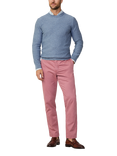 Hackett London Mouline Crew Neck Jumper, Summer Blue