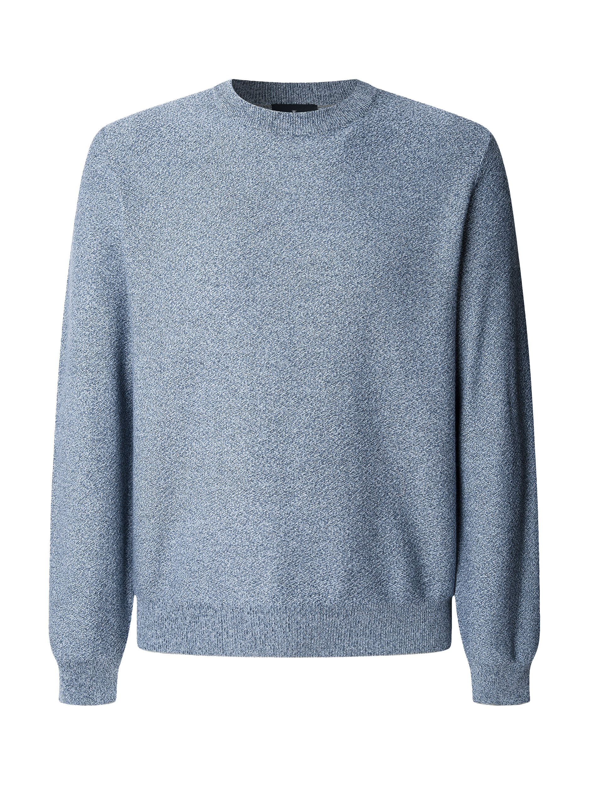 Product image 5 of 6, which shows Hackett London Mouline Crew Neck Jumper, Summer Blue, XXL