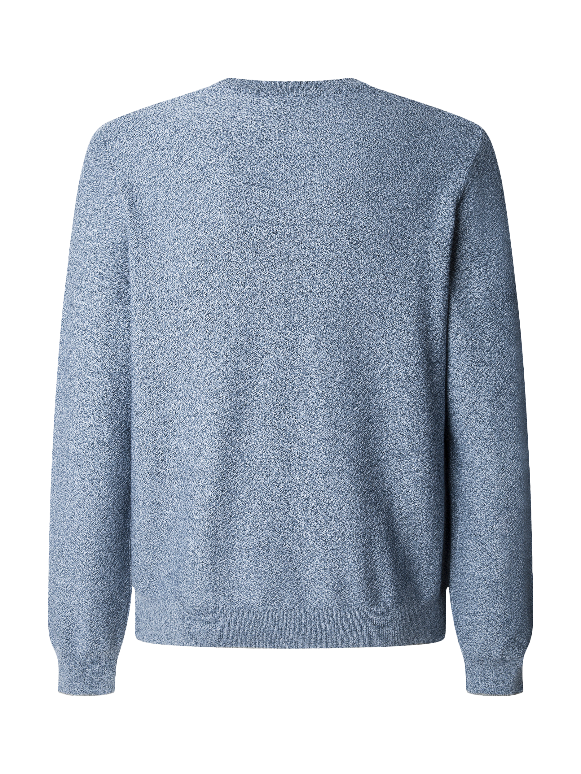 Product image 6 of 6, which shows Hackett London Mouline Crew Neck Jumper, Summer Blue, XXL