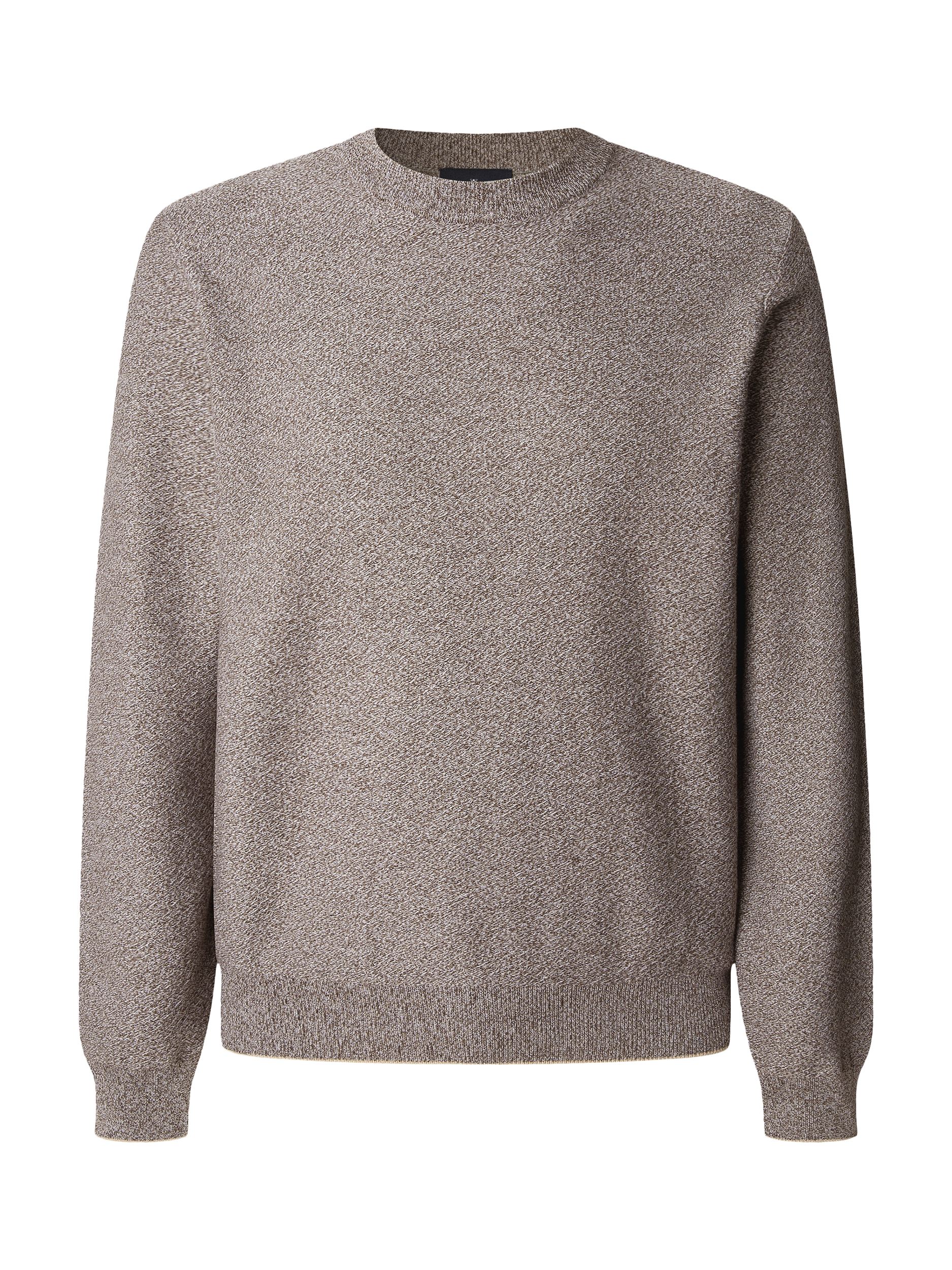 Product image 5 of 6, which shows Hackett London Mouline Crew Neck Jumper, Sand Beige, XXL