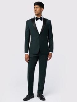 Ted Baker Porteus Wool Blend Tailored Tuxedo Blazer - view 2, Forest Green