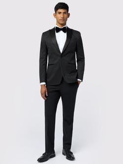 Ted Baker Sabine Slim Fit Diamond Jacquard Weave Dinner Jacket, Black - view 2, Black