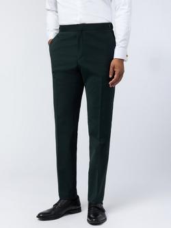 Ted Baker Porteus Wool Blend Tailored Trousers, Forest Green, Forest Green