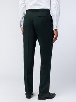 Ted Baker Porteus Wool Blend Tailored Trousers, Forest Green - view 2, Forest Green