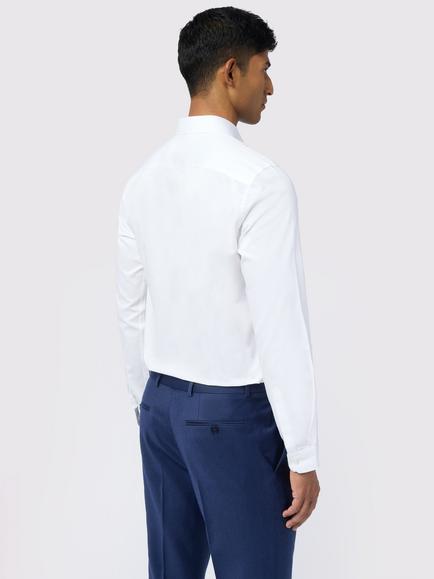 Ted Baker Emile Cotton Blend Shirt - view 2, White
