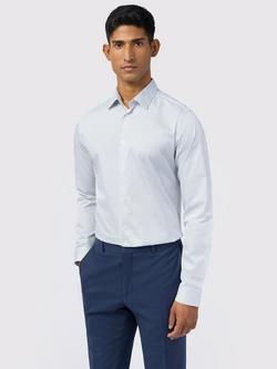 Ted Baker Ive Micro Print Cotton Blend Shirt, White Print