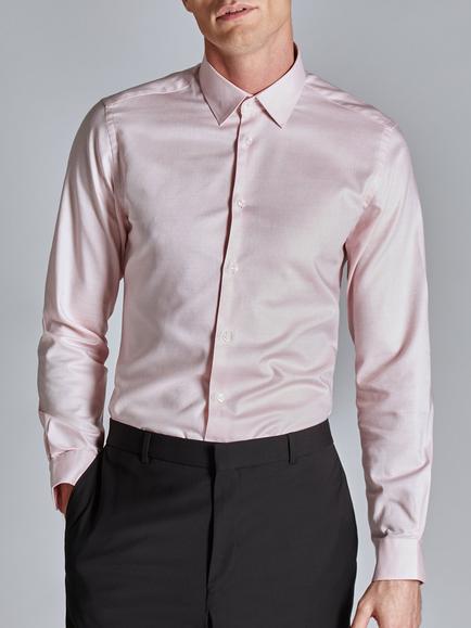 Ted Baker Vince Cotton Blend Shirt, Pink