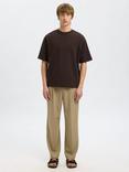 Selected Crew Neck Short Sleeve T-Shirt