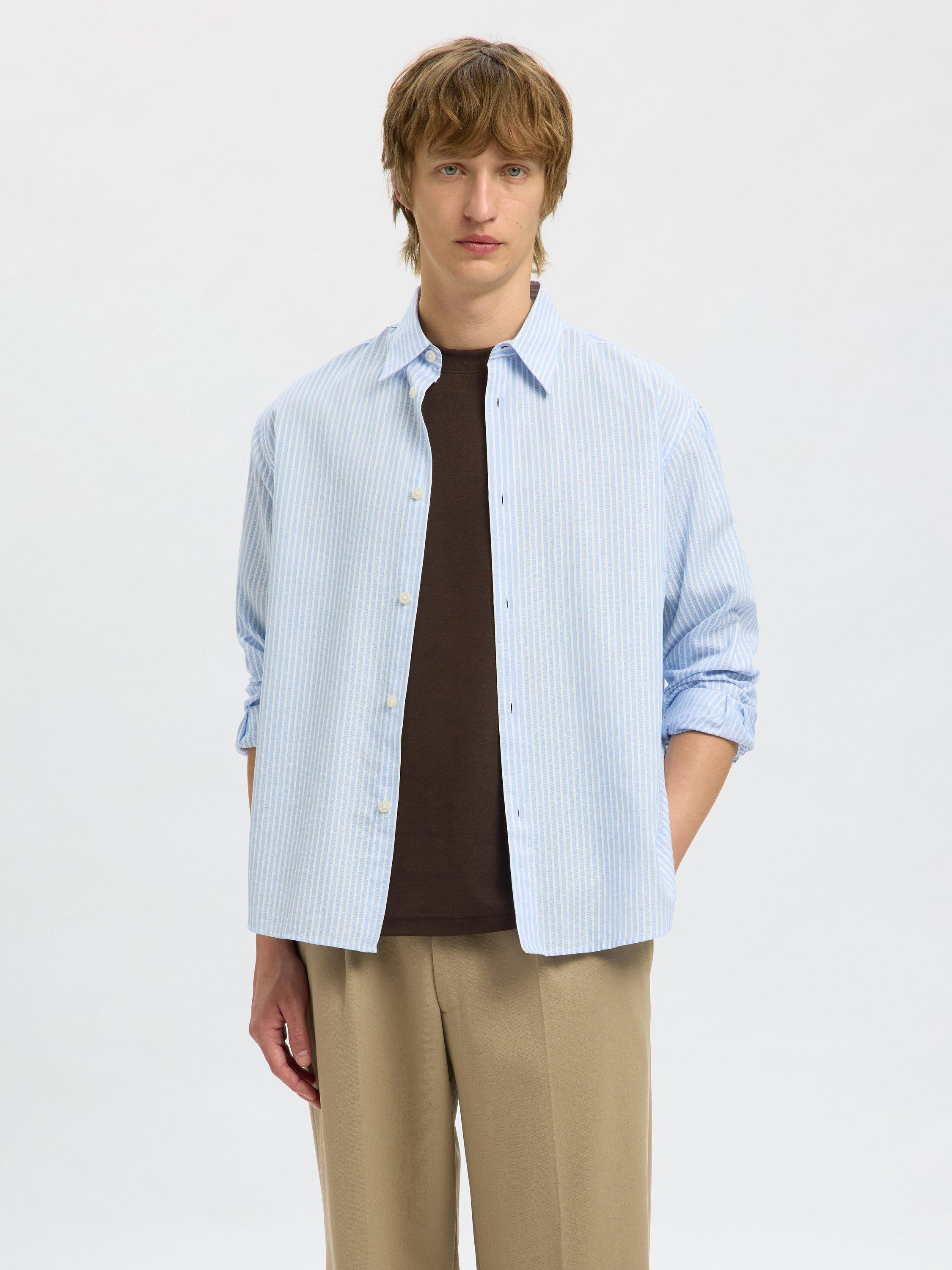 Product image 4 of 6, which shows Selected Crew Neck Short Sleeve T-Shirt, Demitasse, S