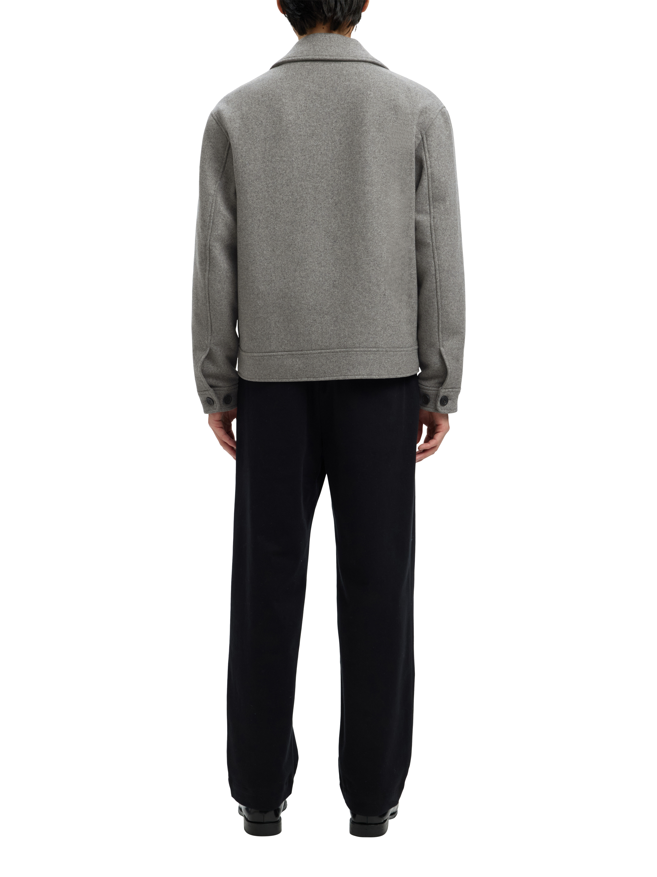 Product image 5 of 6, which shows Selected Philip Harrington Jacket, Grey Melange, S
