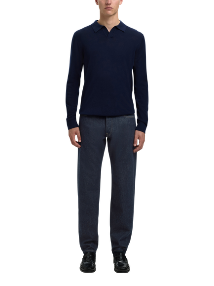 Selected Regular Tapered Jeans, Dark Blue, Dark Blue