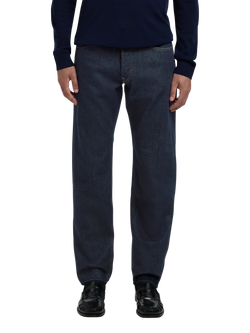 Selected Regular Tapered Jeans, Dark Blue - view 2, Dark Blue