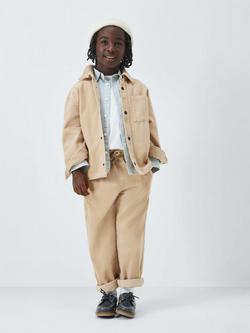 John Lewis Kids' Hike Corduroy Shirt - view 2, Beige