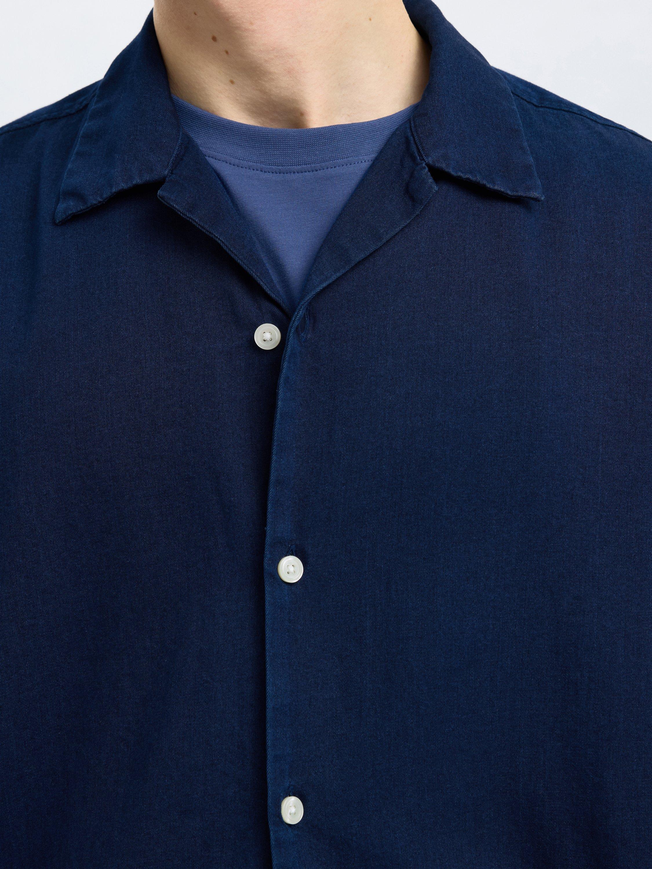 Product image 3 of 6, which shows Selected Denim Shirt, Dark Blue Denim, S