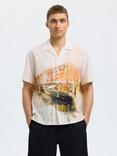 Selected Printed Cotton Shirt