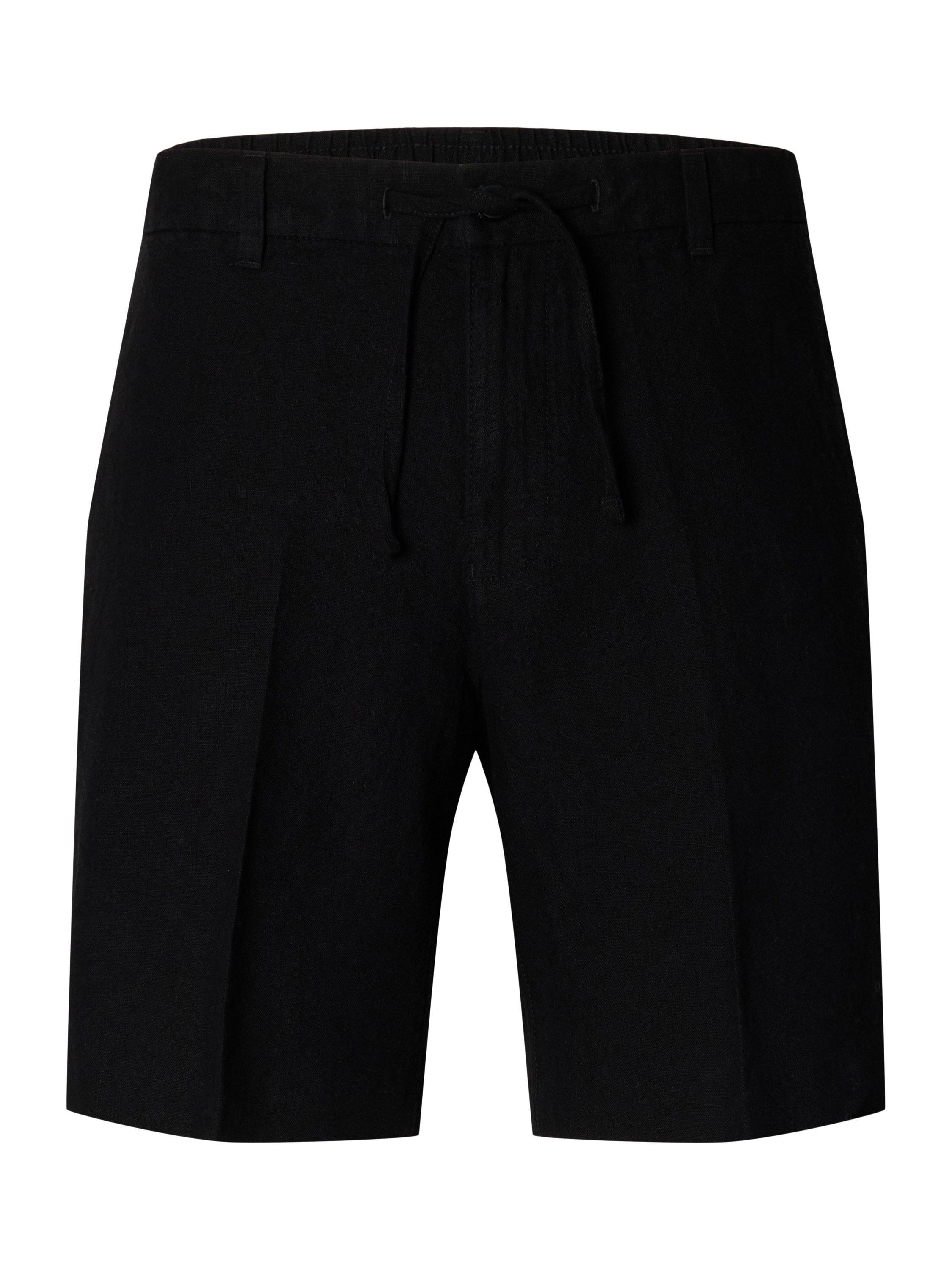Product image 6 of 6, which shows Selected Leroy Regular Fit Sun Shorts, Black, S