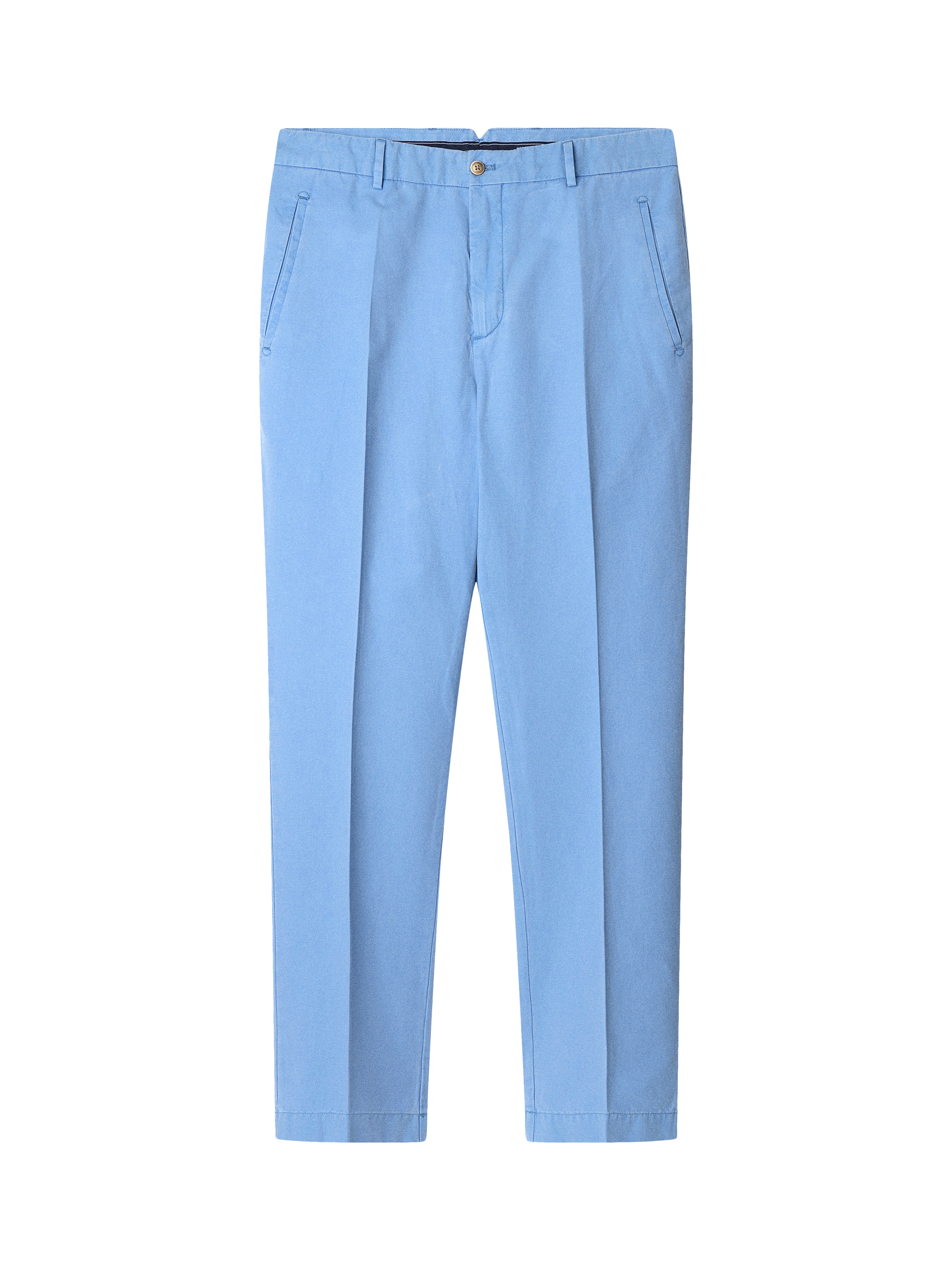 Product image 4 of 6, which shows Hackett London Sloane Cotton Linen Blend Chinos, Sea Blue, 28