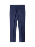Hackett London Linen Blend Chino Trousers, Ink Blue