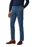 Hackett London Cotton Blend Relaxed Fit Chinos, Dark Denim Blue