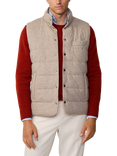 Hackett London Padded Knit Gilet, Chino Beige, Chino Beige
