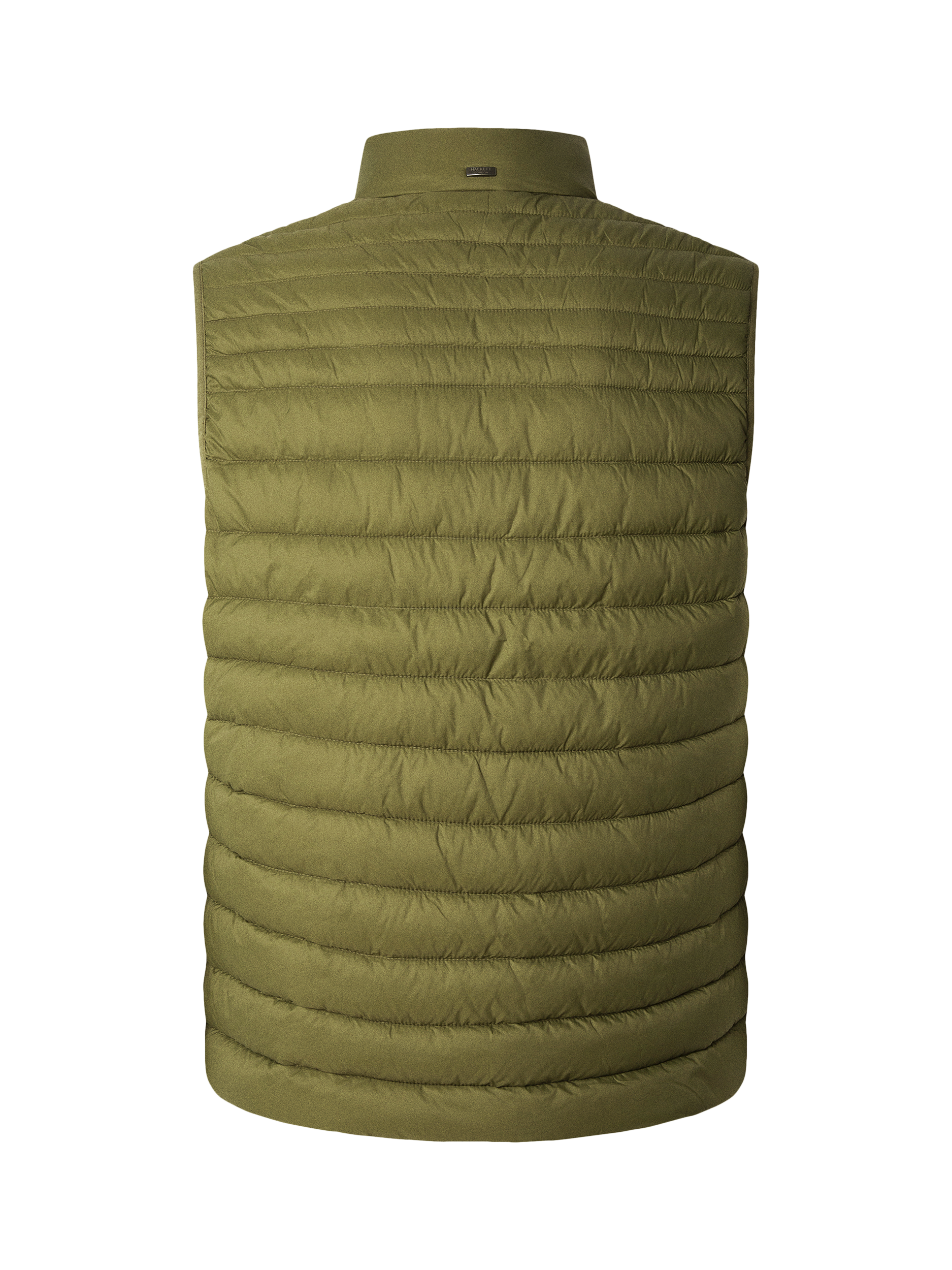 Product image 6 of 6, which shows Hackett London Water-Resistant Gilet, Combat Green, XS