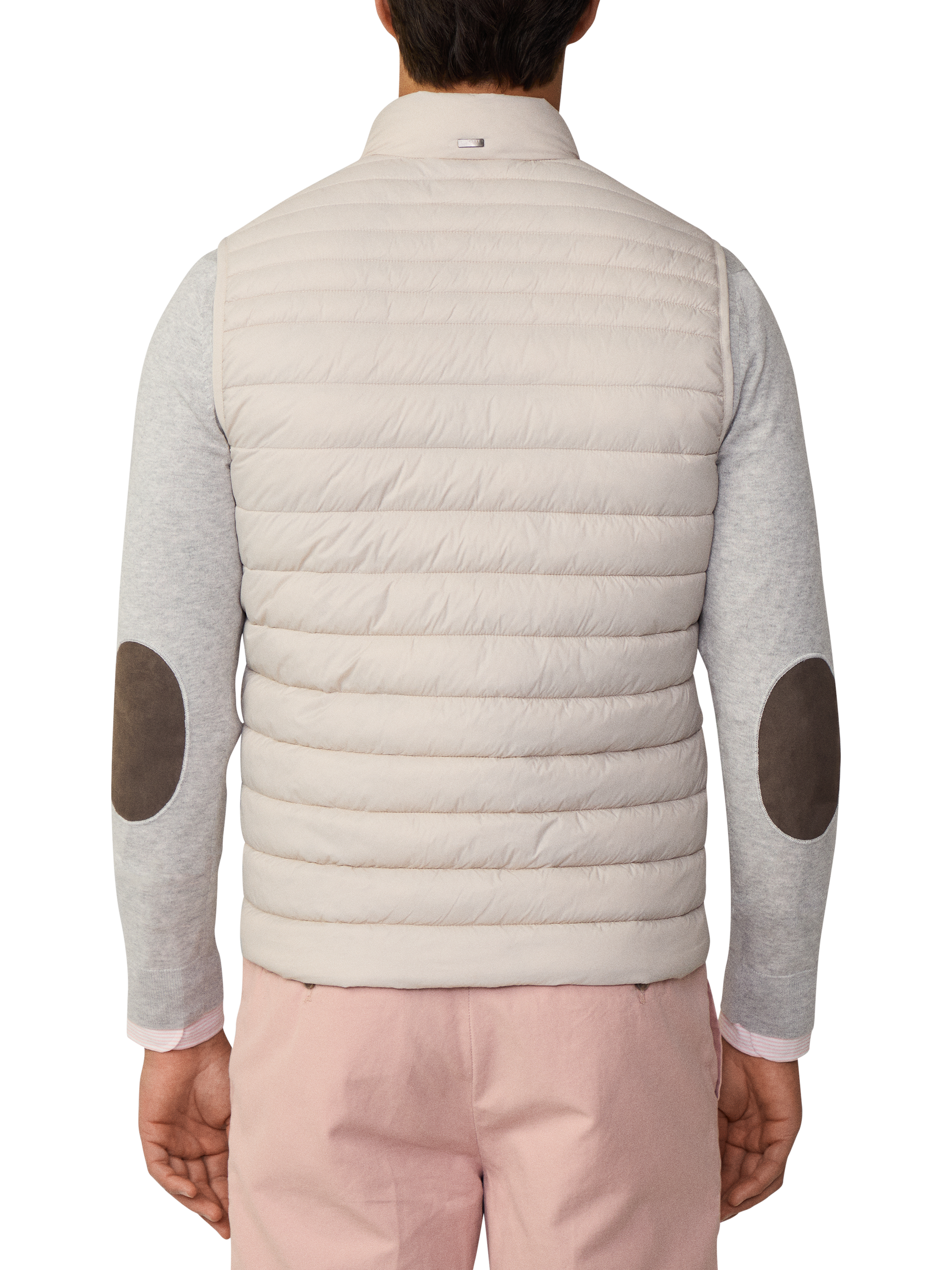 Product image 3 of 5, which shows Hackett London Water-Resistant Gilet, Linen Beige, XXXL
