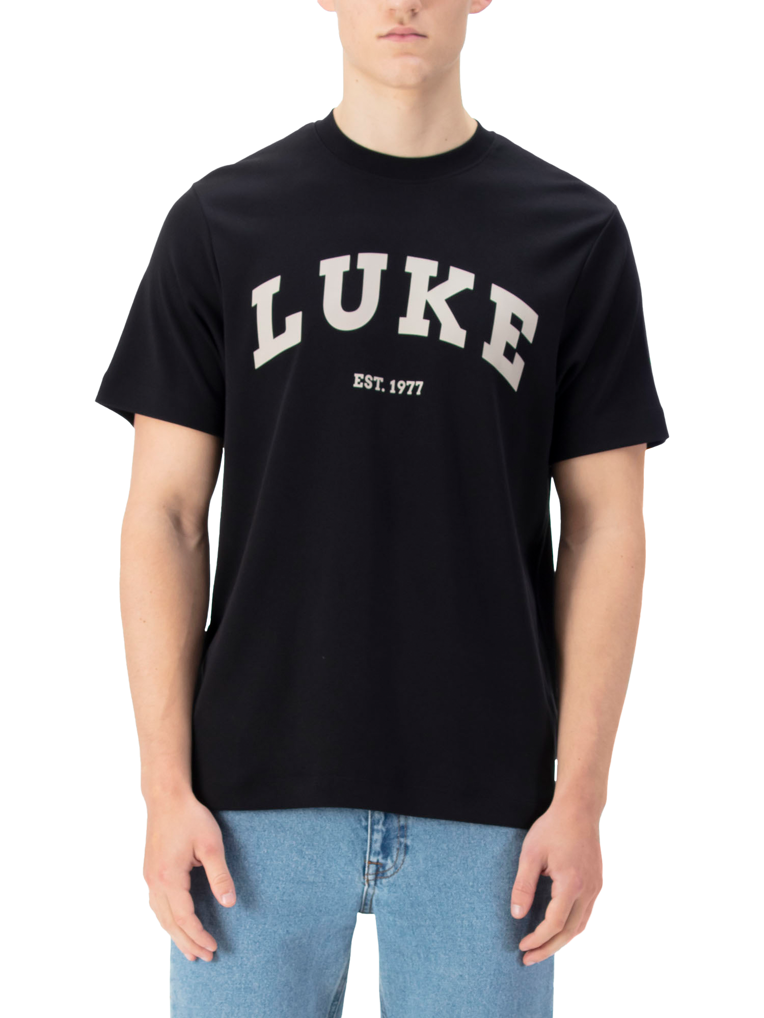 LUKE 1977 Warwick Cotton Regular Fit Short Sleeve Logo T-Shirt