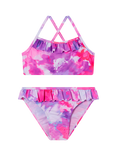 Angels by Accessorize Kids' Tie Dye Bikini Set, Brights Multi