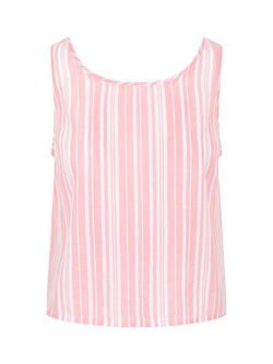 Nudea Classic Stripe Tank Top, Pink - view 2, Pink